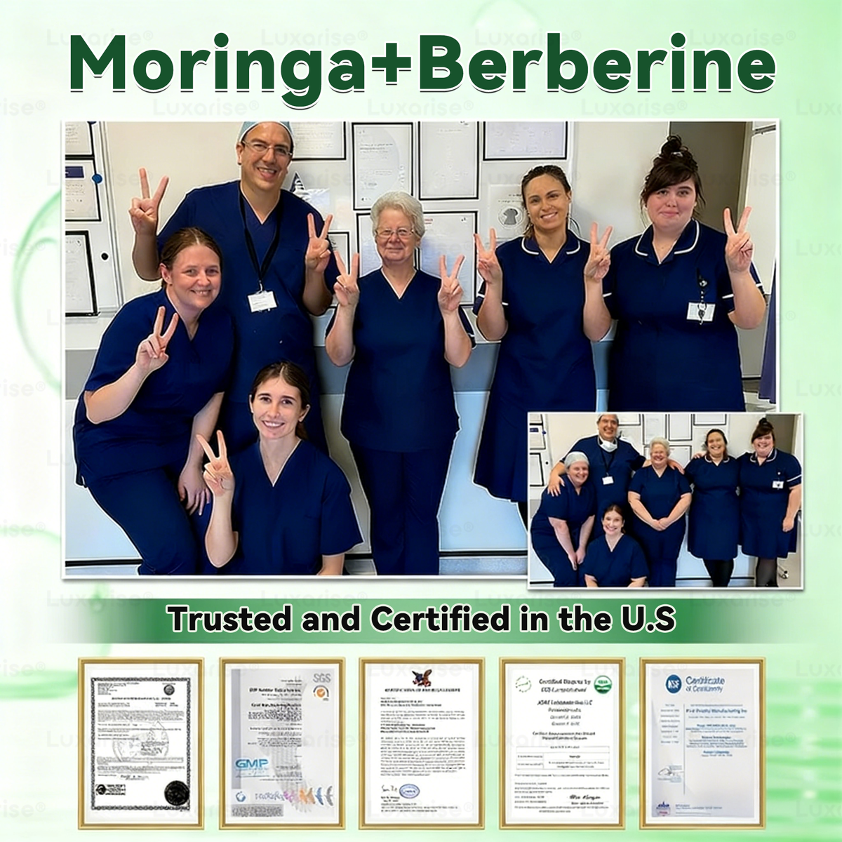 Oficiali parduotuvė | „Luxarise® Moringa & Berberine 10 in 1“ pažangus nanomikroadatinis pleistras 📦 (kartą per dieną, matomi pokyčiai po 7 dienų) Sąnarių problemos Nutukimas, diabetas, miego apnėja ir-LT