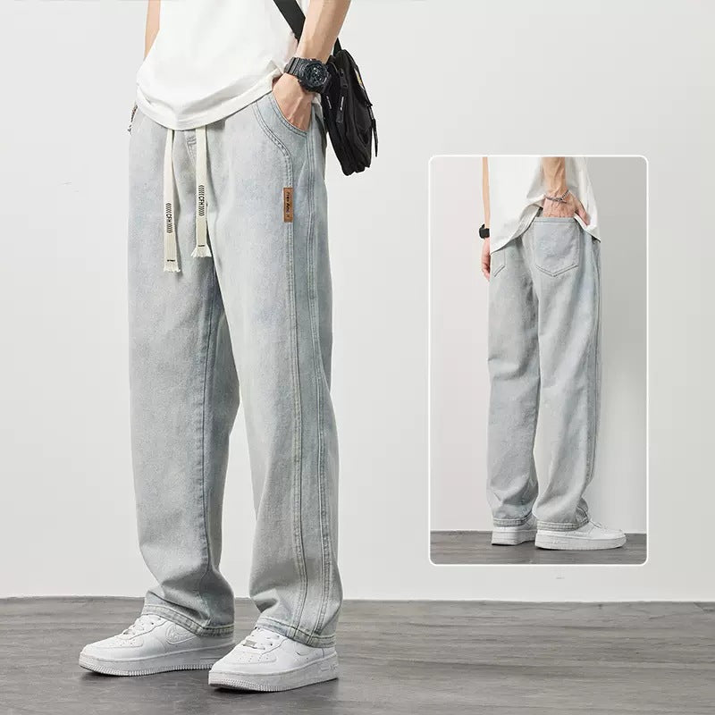 🥳 Παρουσίαση νέου προϊόντος💐Vyriški laisvi tiesūs jinsai-LT