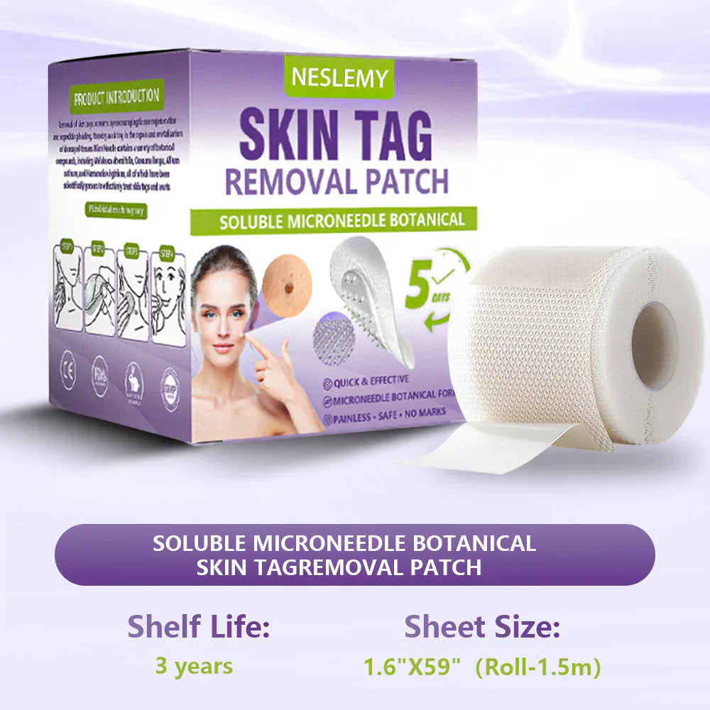 🌿NESLEMY® Raztopni botanični obliž z mikroiglami za odstranjevanje kožnih izrastkov-SI