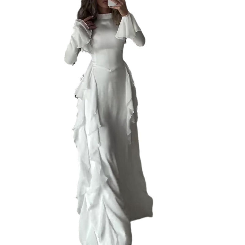 【✨Supreme Elegance】👗 Suknelė plačiomis rankovėmis