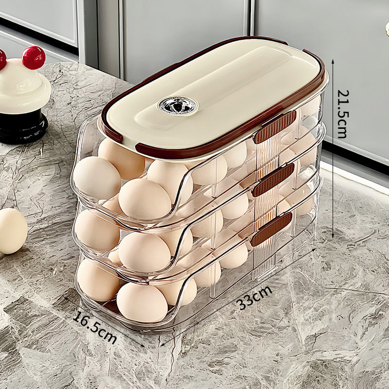 🥚🥚Καθαρός οργανωτής κουζίνας για την εξώπορτα του ψυγείου-GR