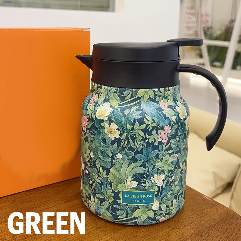 🍵Τσαγιέρα κενού αέρος 1000 ml με σουρωτήρι-SI