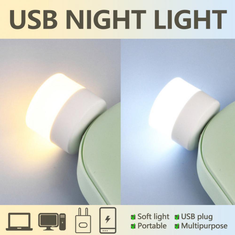 【10 vnt】 Mini USB naktinė lemputė 