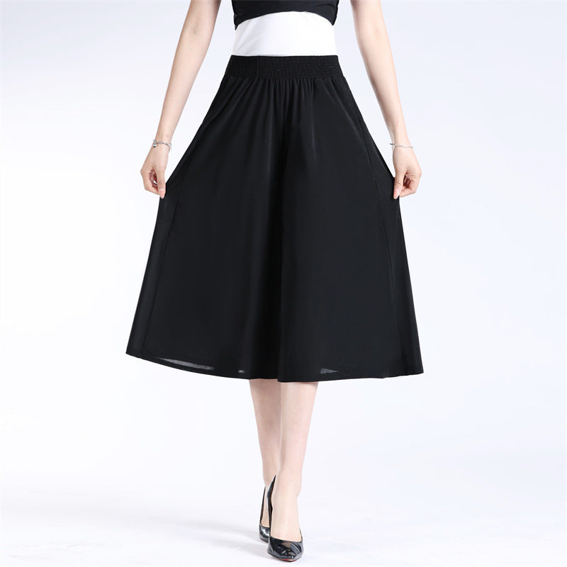 🌸Γυναικείο παντελόνι με ψηλή ελαστική μέση και φαρδιά μπράτσα💁‍♀️-GR