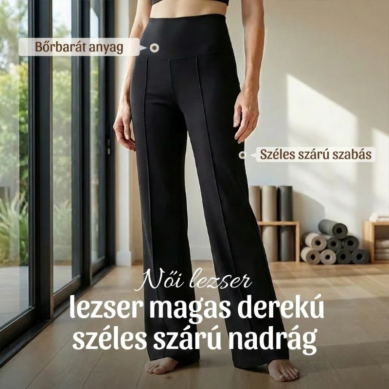 💕Moteriškos tiesios kelnės su laisvomis tiesiomis klešnėmis-LT