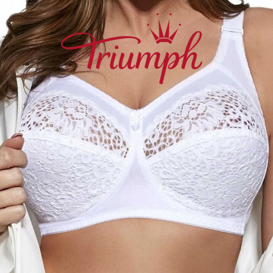 Triumph® – 3 ημέρες💖50% έκπτωση✨2025 γυναικείο μεγάλο μέγεθος siuvinėta soft liemenėlė-LT 