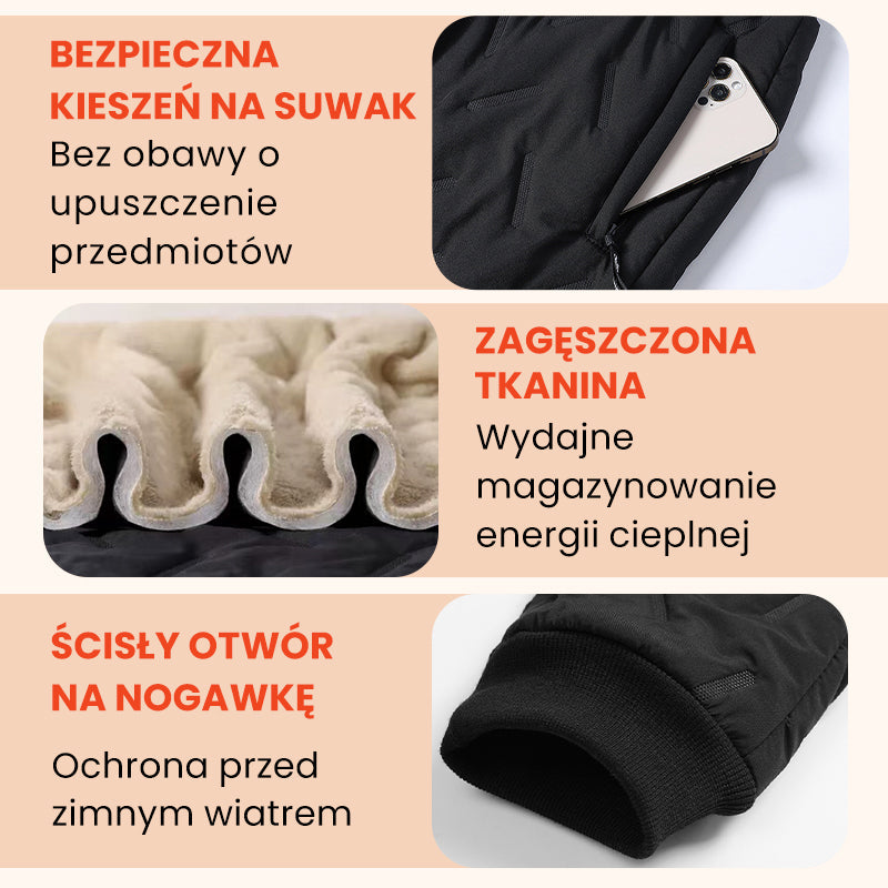 Παντελόνι τρεξίματος unisex από μάλλινο μαλλί-SI 