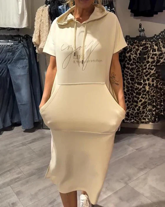💥🔥👗[S-5XL] Νέο καλοκαιρινό φόρεμα, μεγάλο μέγεθος, άνετο και αναπνεύσιμο, σε φαρδύ, φαρδύ στυλ για το καλοκαίρι του 2025-GR 