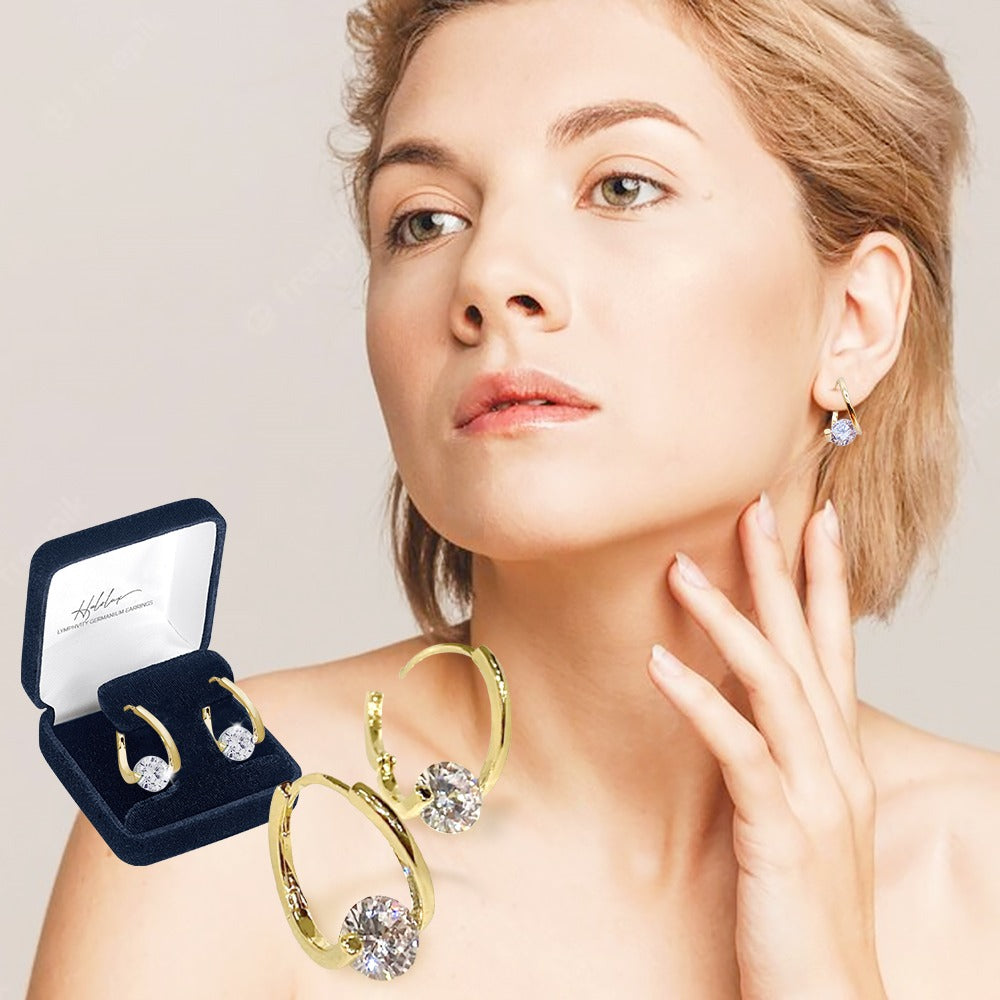 (ZADNJI DAN RAZPRODAJE - 60% POPUST) ❤️ Uhani iz germanija Lymphvity MagneTherapy-SI