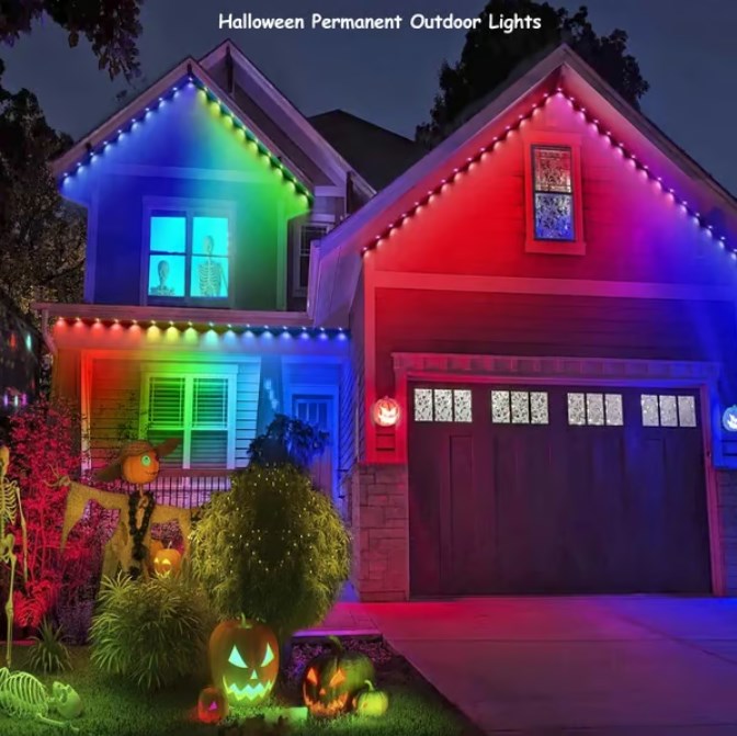 ⏰Paskutinė išpardavimo diena🌈Išmanusis vaivorykštės LED lauko šviestuvas su nuolatiniu veikimu-LT
