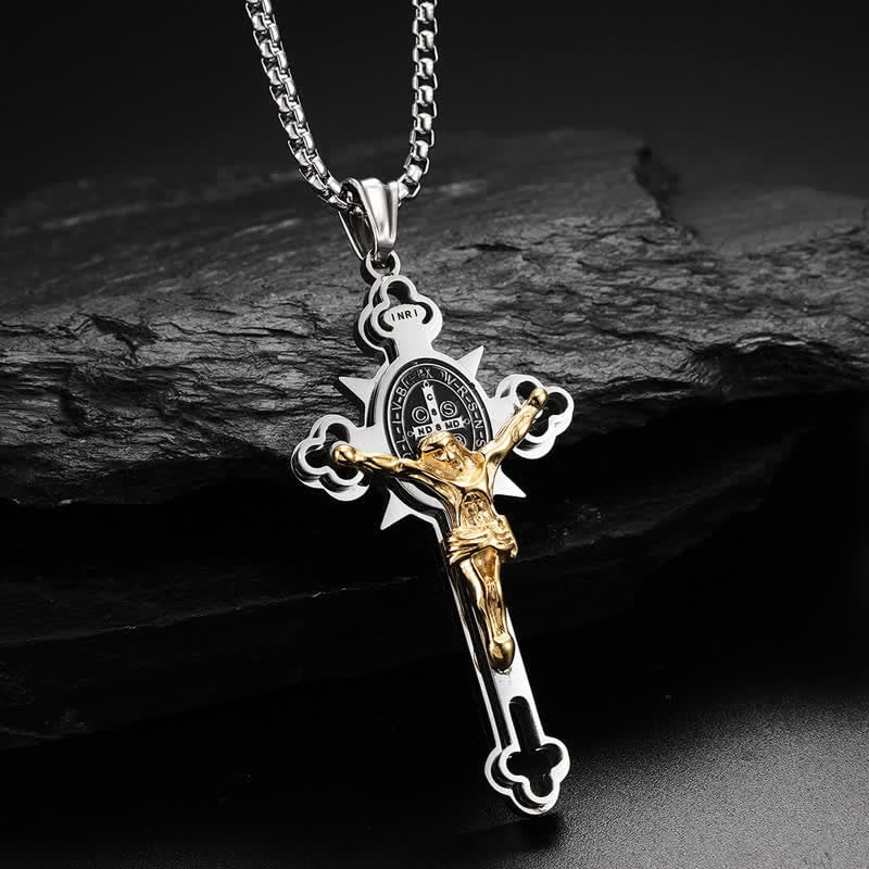 ✨Kryžminis pakabukas – 🙏Palaiminimai jõ nesiojantiems-LT 