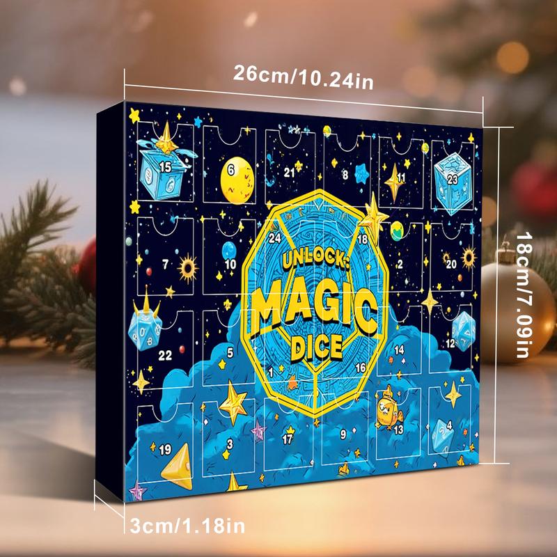 🔥ZADNJI DAN 49 % POPUSTA - 🎄🎲Adventni koledar z božičnimi kockami za leto 2025 - s 24 luknjami, vključno z znamko-SI