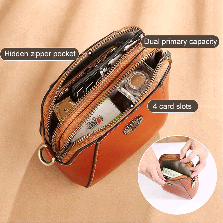 Γαλλική σαγχή όμφομου with a matching pouch