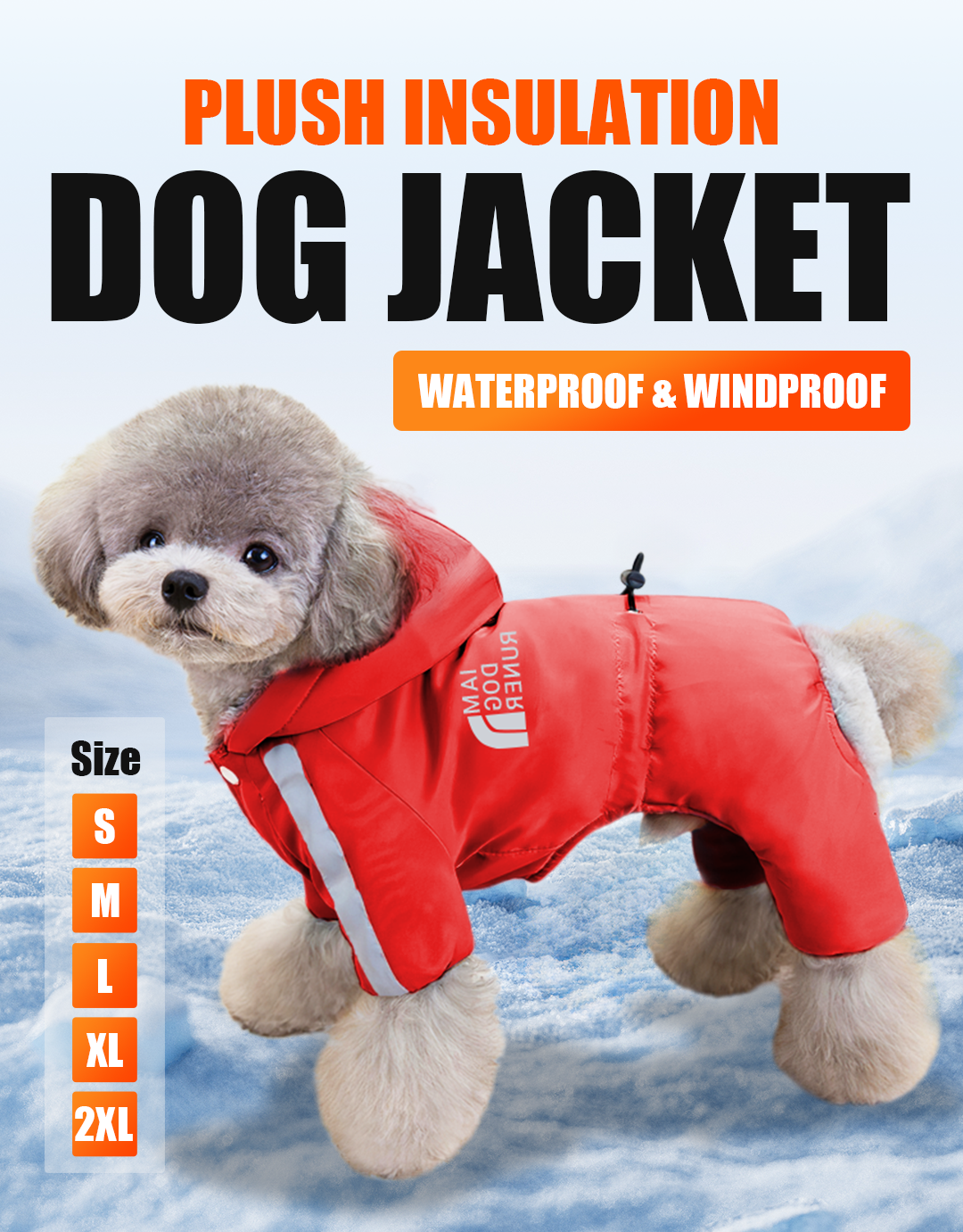 🐕Ruoškitės šaltajam sezonui ❄️Neperšlampama šinku žieminė striukė-LT