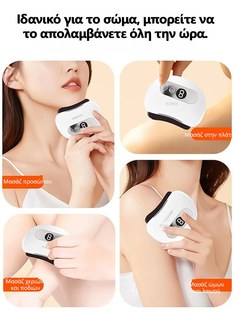 Išmanusis elektrinis prietaisas gua sha rūpinasi žmogaus kvėpavimu-GR 