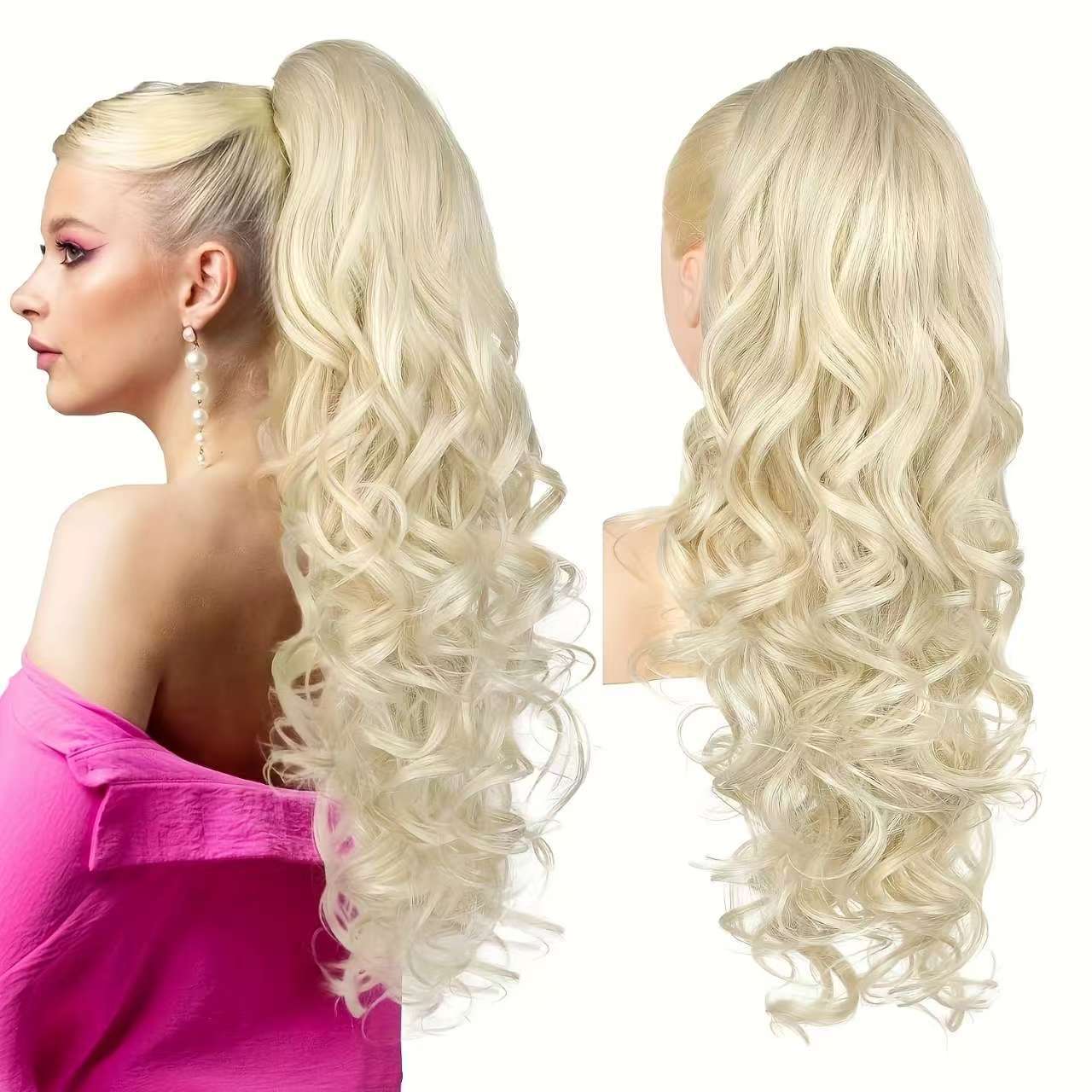 🔥 Laikina akcija – 50 % nuolaida 👩💕 Prisegami plaukai su kuodu 🙋‍♀️-LT