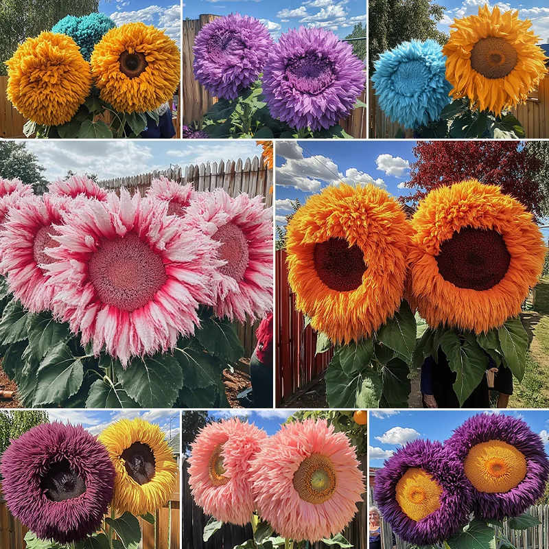 🌻 Όμορφο γιγάντιο αρκουδάκι Ηλίανθος 🔆-SI