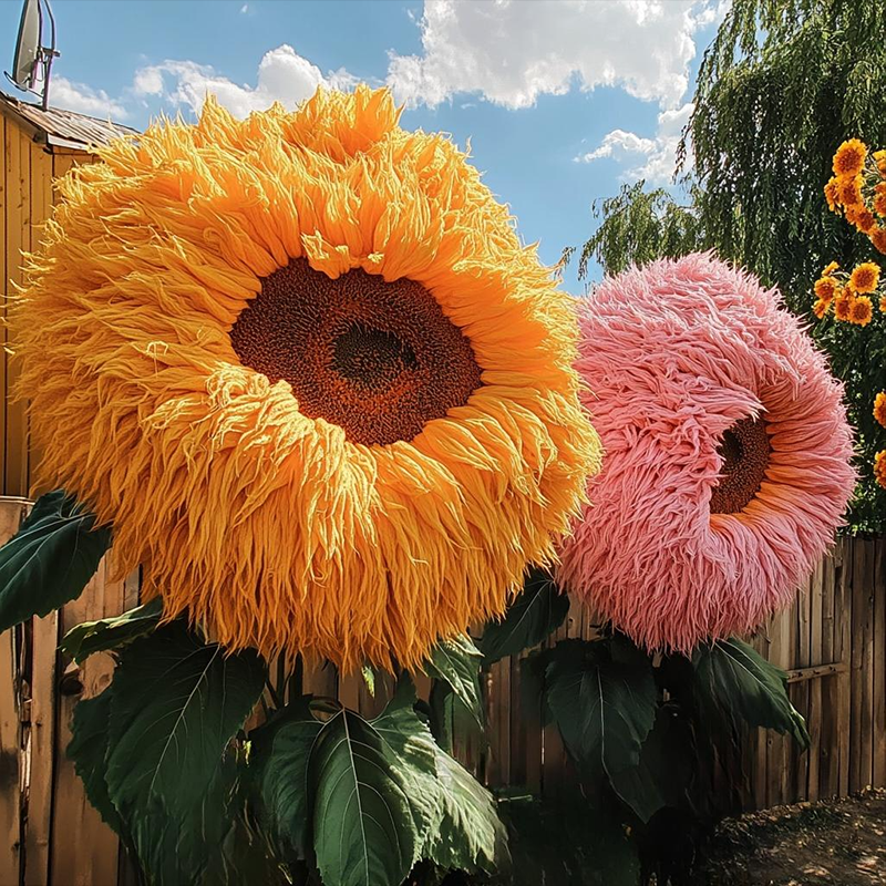 🌻 Žavingas milžiniškas meškiukas saulėgrąža 🔆-LT