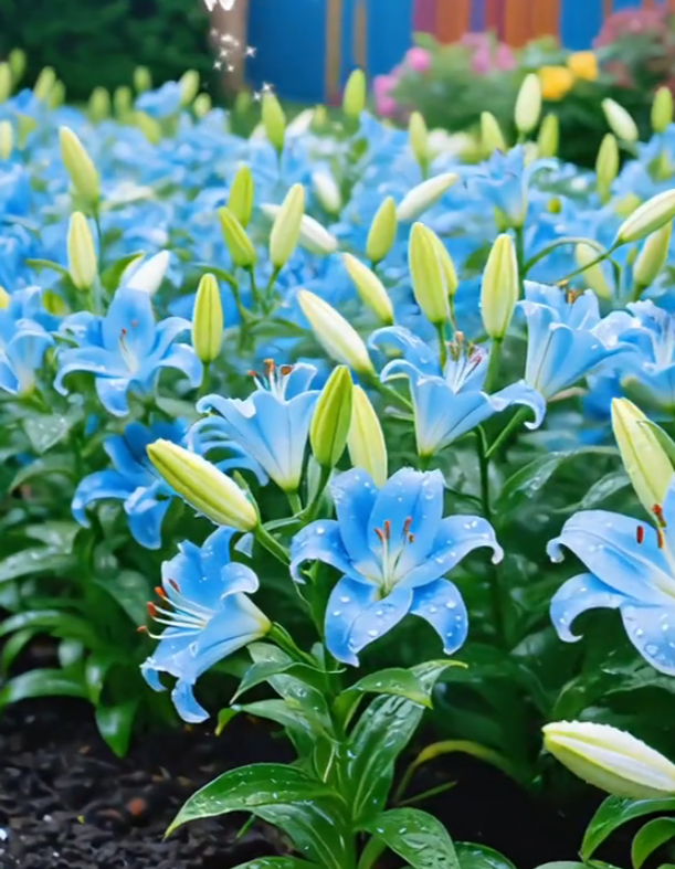 Črna magična lilija 🌺Čebuljice parfumskih lilij – sveže in sladke-SI