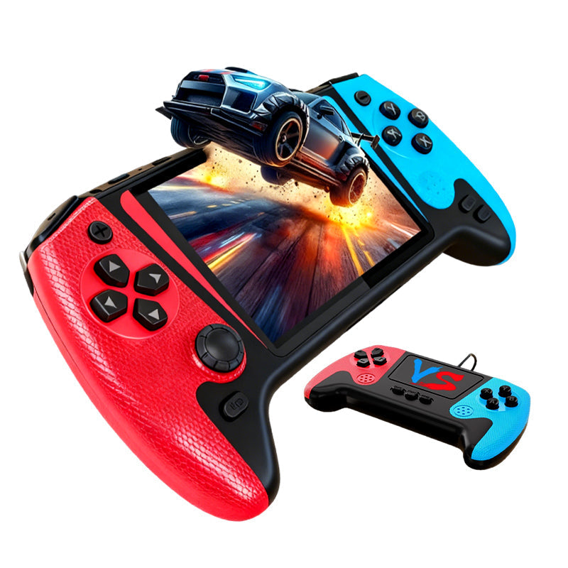 🎮 Φορητή, κλασική κονσόλα παιχνιδιών με μεγάλη οθόνη-SI