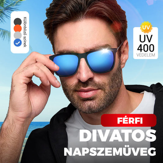👓 Μοντέρνα ανοιχτόχρωμα γυαλιά ηλίου για άνδρες-GR 