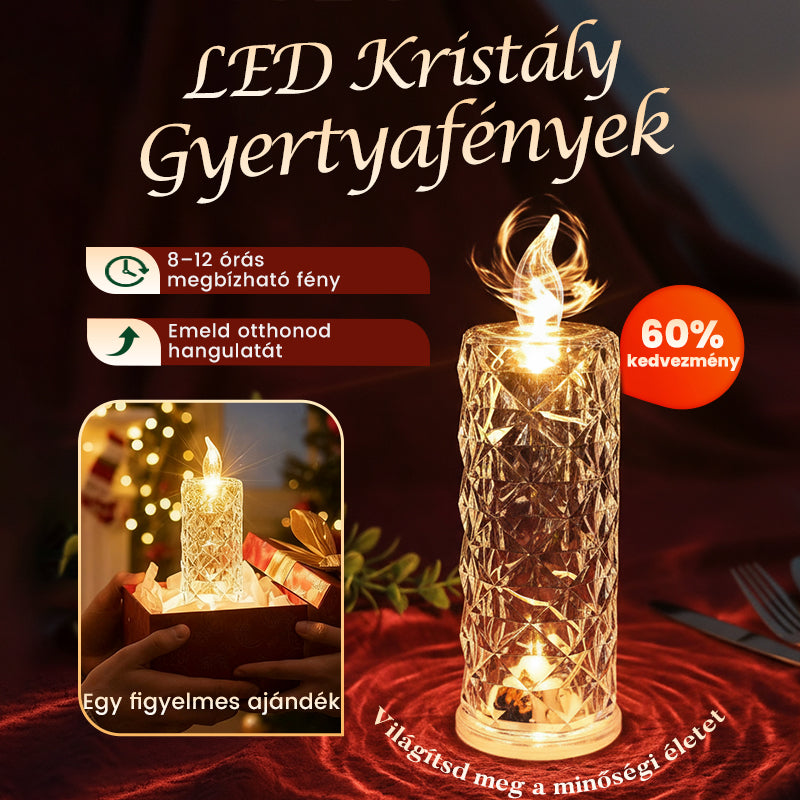 【✨1+2 Δωρεάν】Ρομαντικά κεριά LED χωρίς φλόγα με μπαταρία-GR