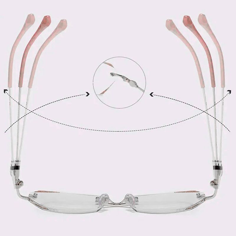 Fashion Pousbo® Anti-Blue Frameless Reading Glasses-SI 