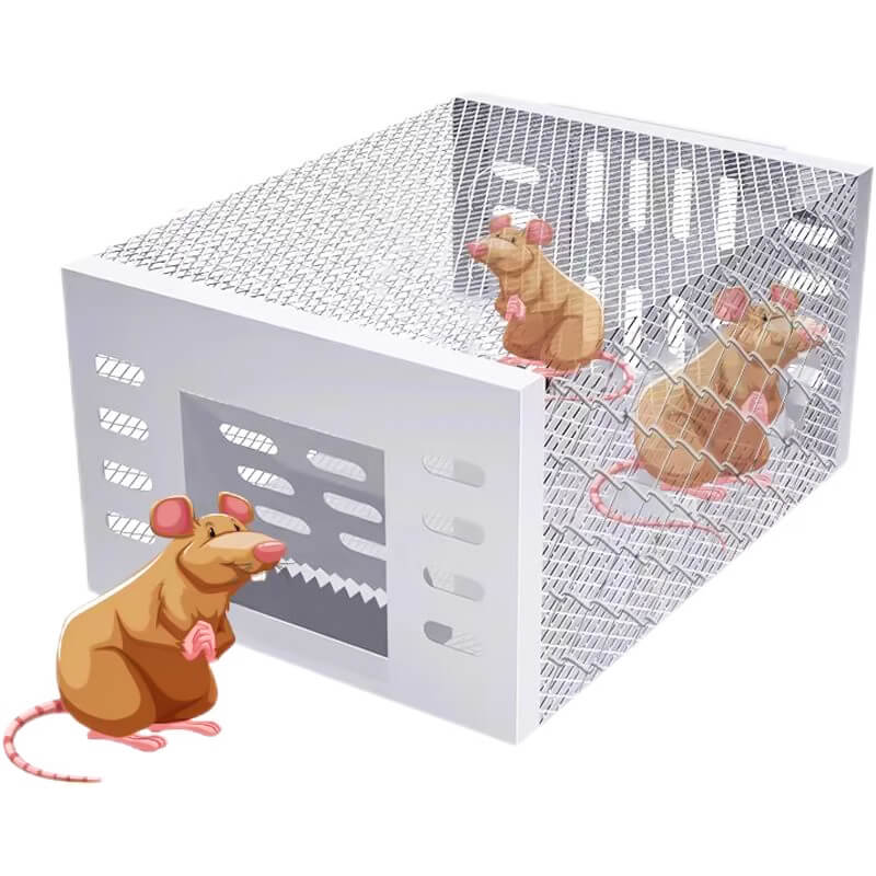 🎁 49% NUOLAIDA⏳🐭Automatinis pelės gaudyklė su nepertraukiamu ciklu-LT