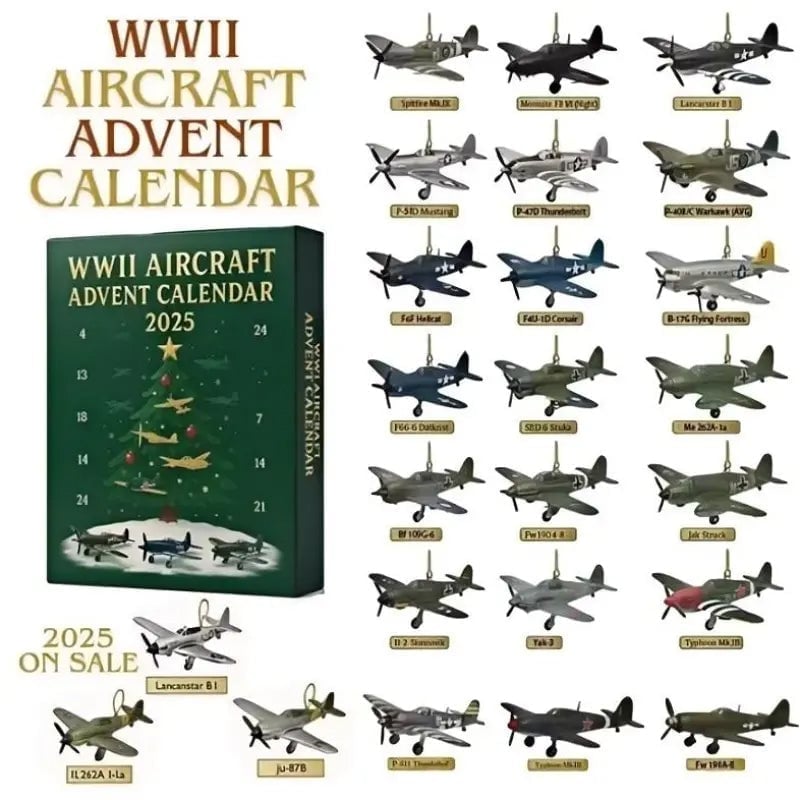Ημερολόγιο Advent Airplane 2025 Β' Παγκοσμίου Πολέμου Airplane-SI