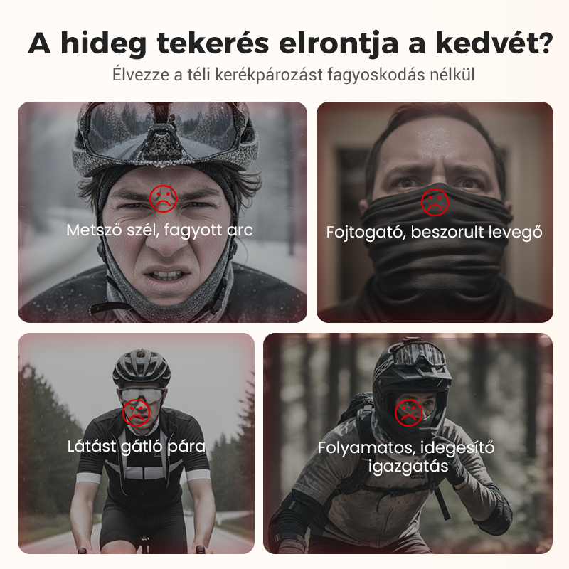 💞 Αντιανεμικό κράνος για χειμερινή χρήση, unisex-GR