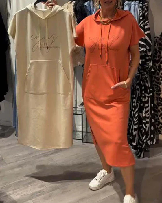 💥🔥👗[S-5XL] Νέο καλοκαιρινό φόρεμα, μεγάλο μέγεθος, άνετο και αναπνεύσιμο, σε φαρδύ, φαρδύ στυλ για το καλοκαίρι του 2025-GR 