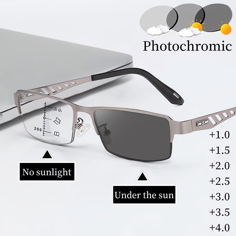 🔥Akcijska cena 15,99 $ danes!!!💥Ultralahka večžariščna fotokromatska bralna očala-SI