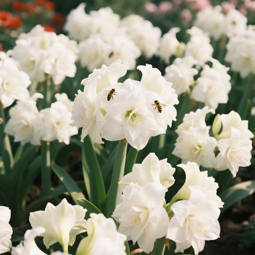 🌺Dvigubos amarilės su gėlių kvapu – žydi per 40 dienų-LT