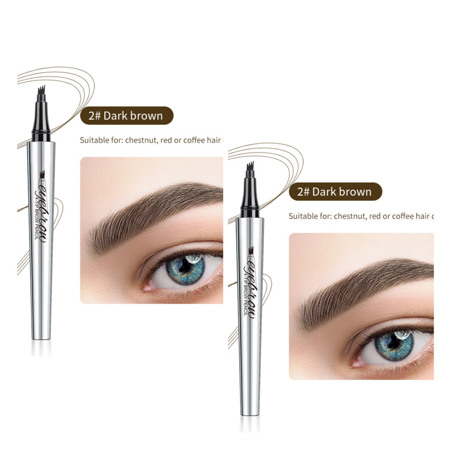 Vandeniui 3D Microblading antakų rasiklis (2 vnt.)-LT