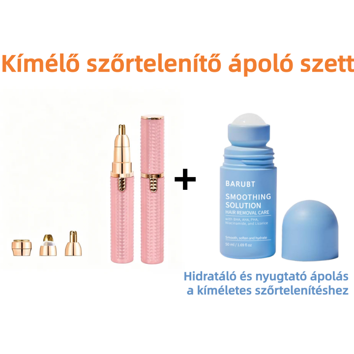 🔥 Prenosni, večnamenski električni strižnik obrvi - z zamenljivimi nastavki za oblikovanje obrvi, striženje obraznih dlak in fine popravke-SI