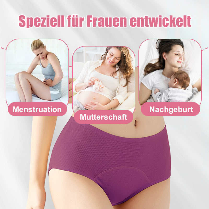 (L-8XL)🌸Pirk 2, gauk 1 nemokamai🔥Moteriški aukšto juosmens nepralaidūs apatiniai👙-LT