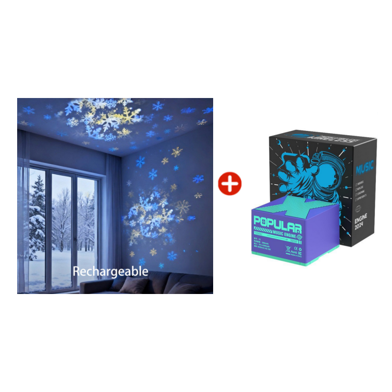 ✨Dinamična vrtljiva LED projekcijska svetilka-SI