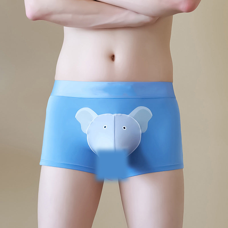 🐘Moške zračne boksarice s 3D žepom🩲-SI