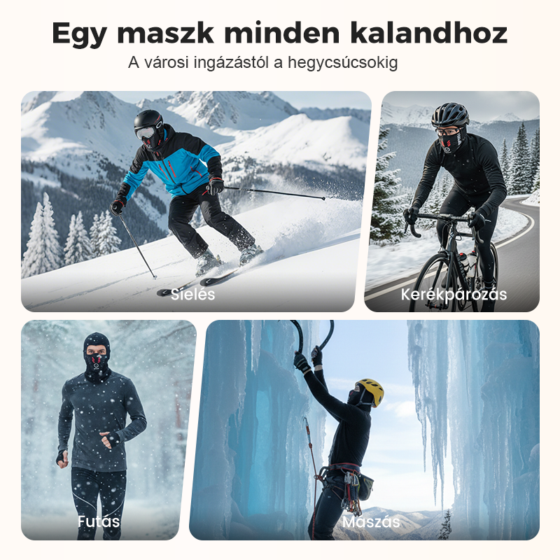 💞 Αντιανεμικό κράνος για χειμερινή χρήση, unisex-GR