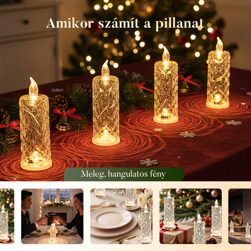 【✨1+2 brezplačno】Romantične brezplamenske LED sveče na baterije-SI