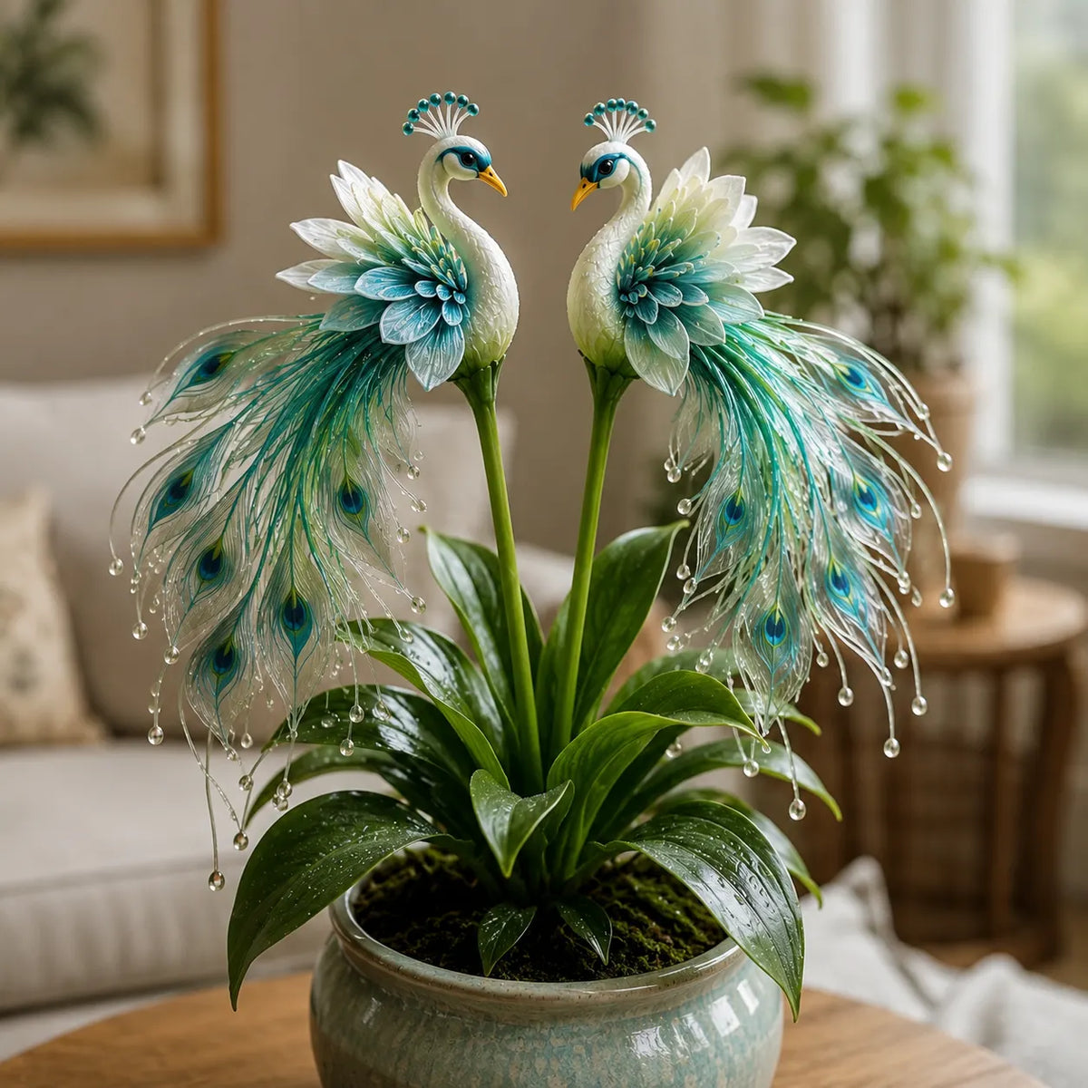 🦚 Čebulice orhidej Peacock – živi dragulj ✨-SI