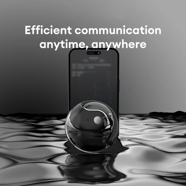 Mėlynos🏆Perkamiausias numeris 1 ⏰ Paskutinė diena 💎 OWS Bluetooth 5.4 belaidės ausinės su dirbtinio intelekto vertimu (skirtos iOS ir Android)-LT