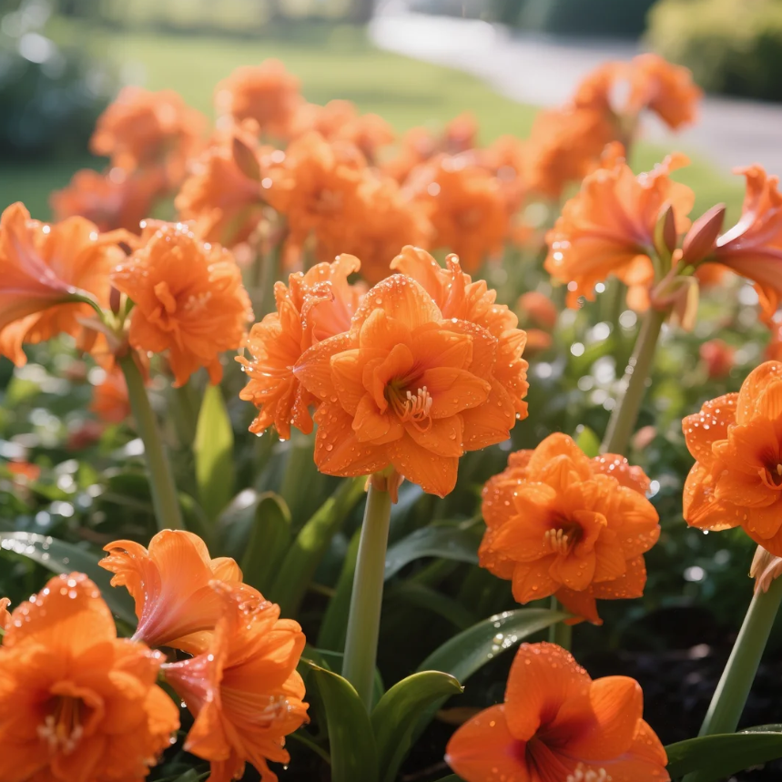 🌺Dvigubos amarilės su gėlių kvapu – žydi per 40 dienų-LT