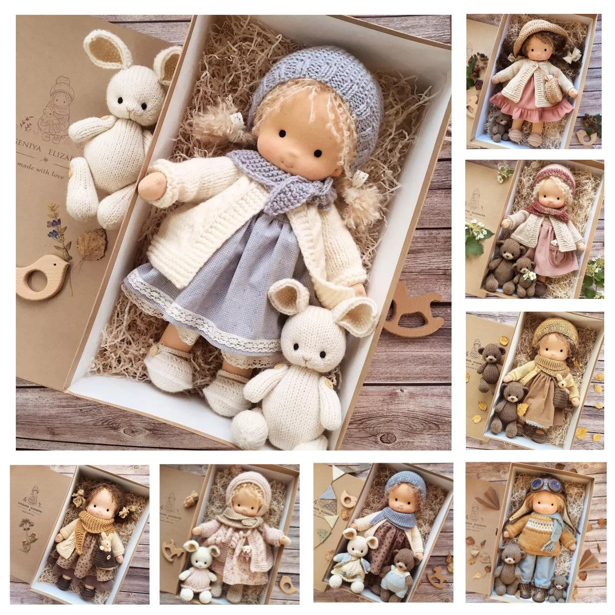🔥Τελευταία μέρα έκπτωσης 49%!🔥Χειροποίητη κούκλα Waldorf-GR