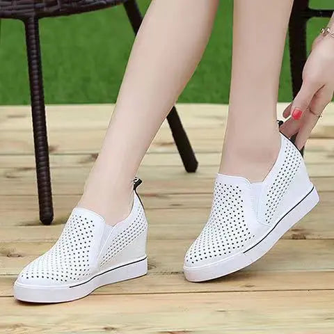 🔥【34-41】Γυναικεία casual παπούτσια για το καλοκαίρι του 2025 με απαλό δέρμα και κοντή σόλα-GR 