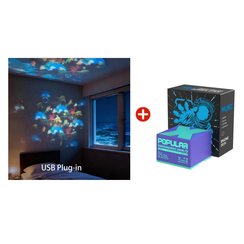 ✨Δυναμική περιστρεφόμενη λάμπα προβολέα LED-GR