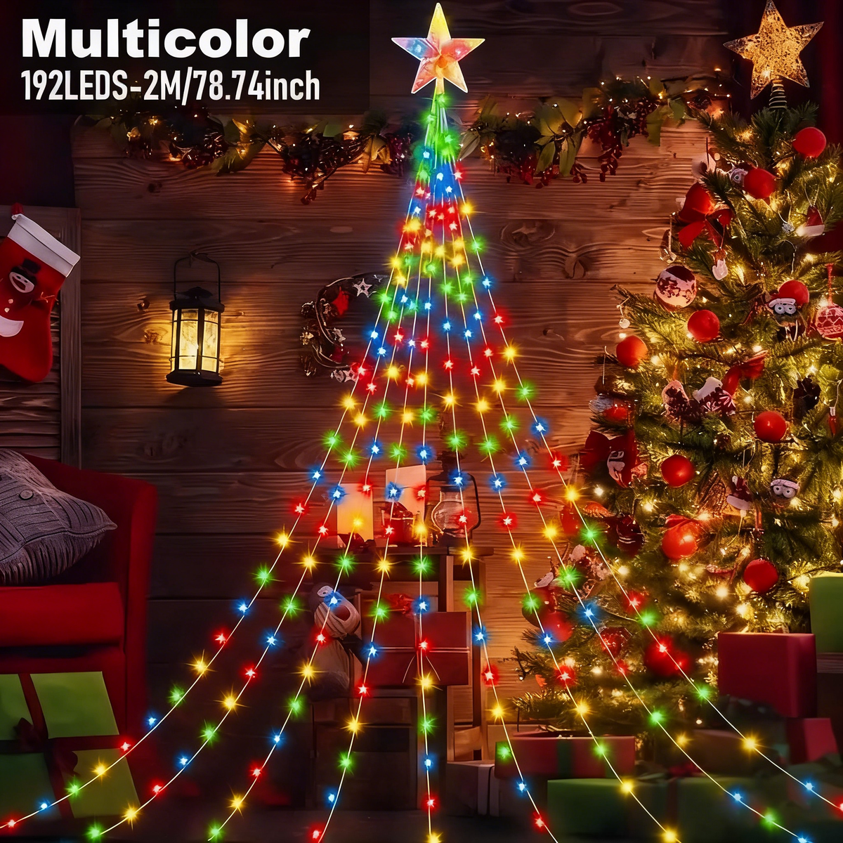 🎁Zgodnja praznična razprodaja 50 % POPUSTA🎄Božične lučke Starlight Cascade-SI