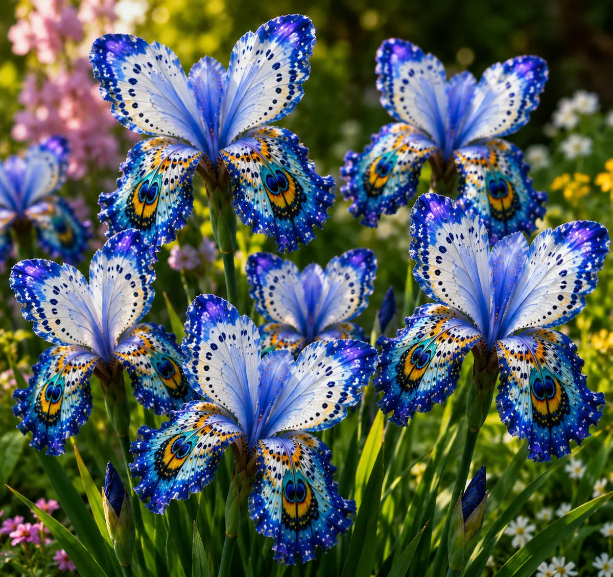 🦋Čebuljice metuljastih perunik - ✨Vzgojite svoj čarobni vrt, ki bo osupnil-SI