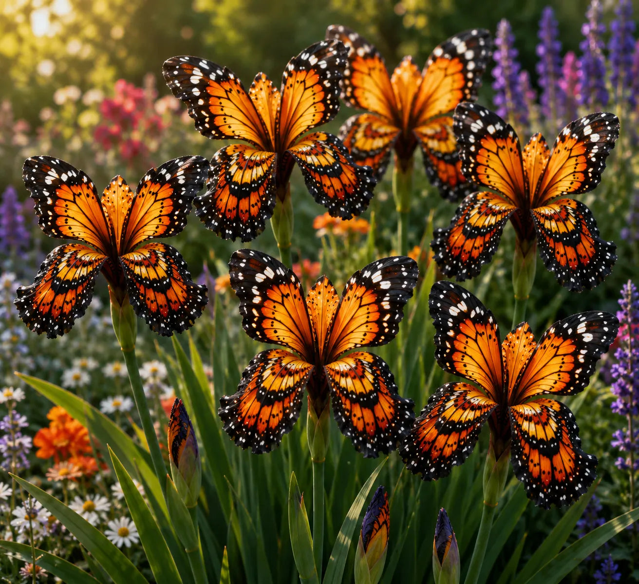🦋Čebuljice metuljastih perunik - ✨Vzgojite svoj čarobni vrt, ki bo osupnil-SI