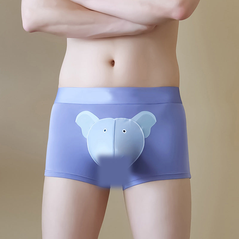 🐘Moške zračne boksarice s 3D žepom🩲-SI